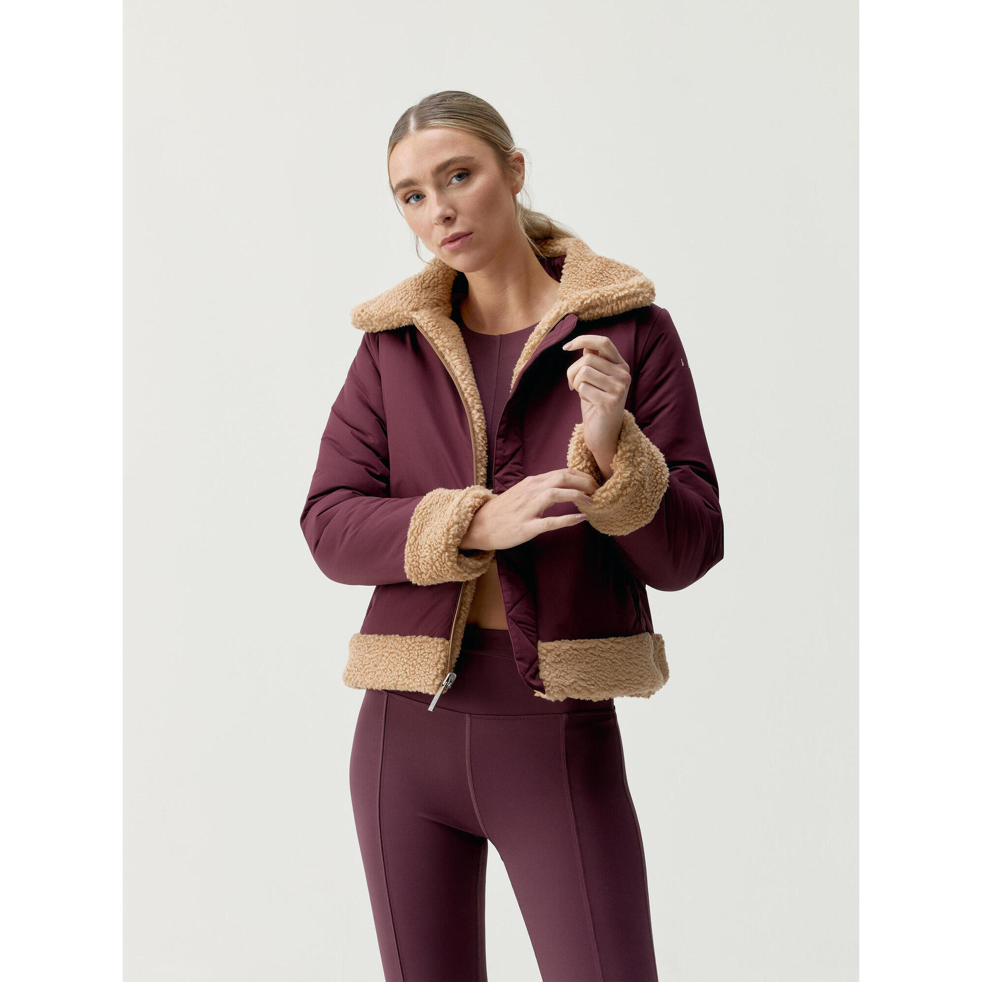 Born Living Yoga - Veste De Sport Pour Femme Umiko Born Living - Veste - Rouge - Decathlon