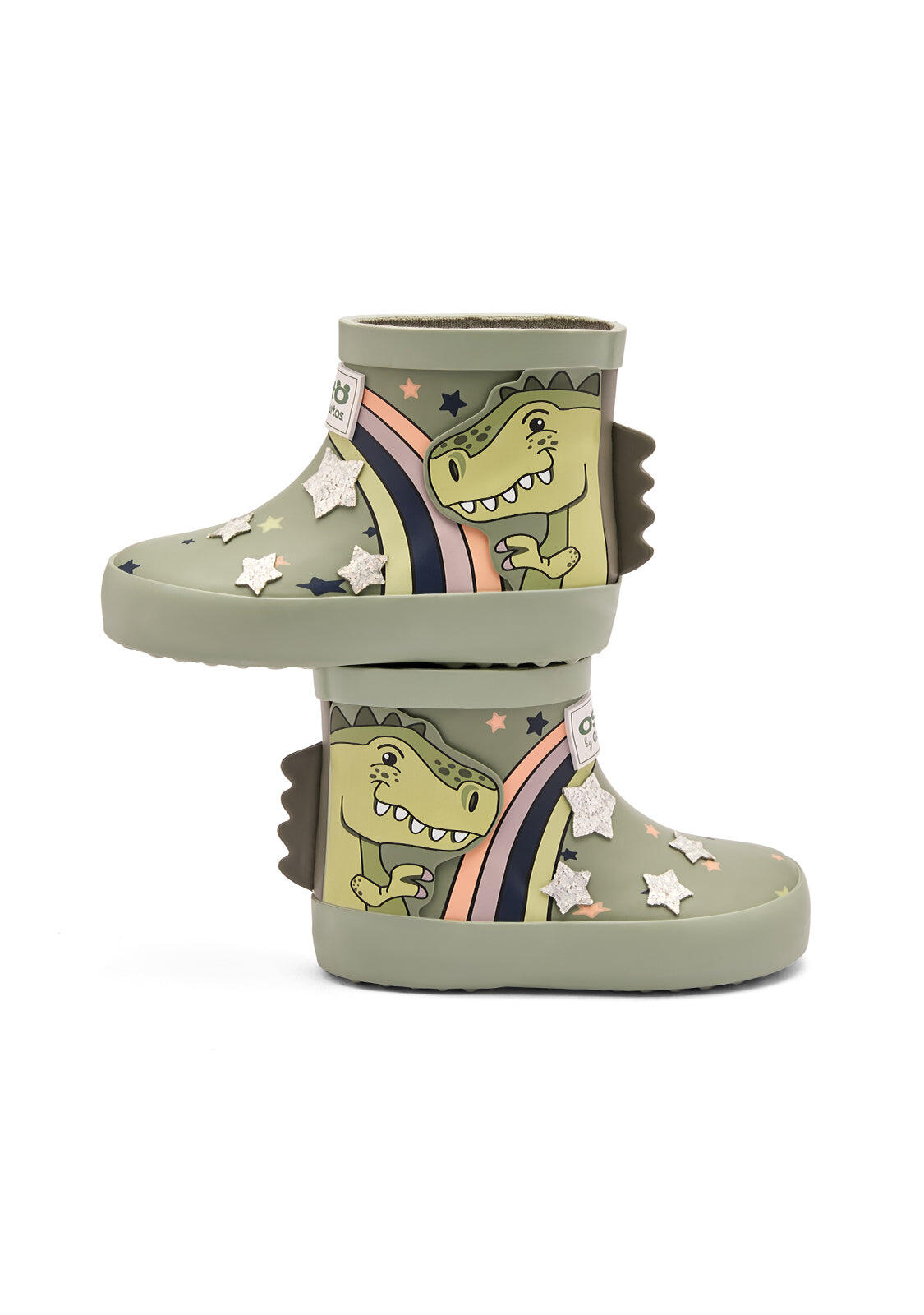 Botas de Lluvia de Bebés Impermeables Con Flexibilidad 3/4