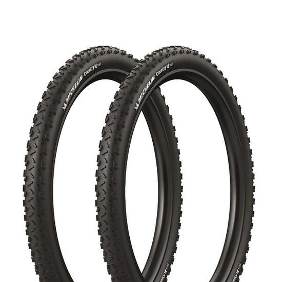 Lot de deux Pneus VTT 26" COUNTRY TRAIL TLR Tringles souples Access line