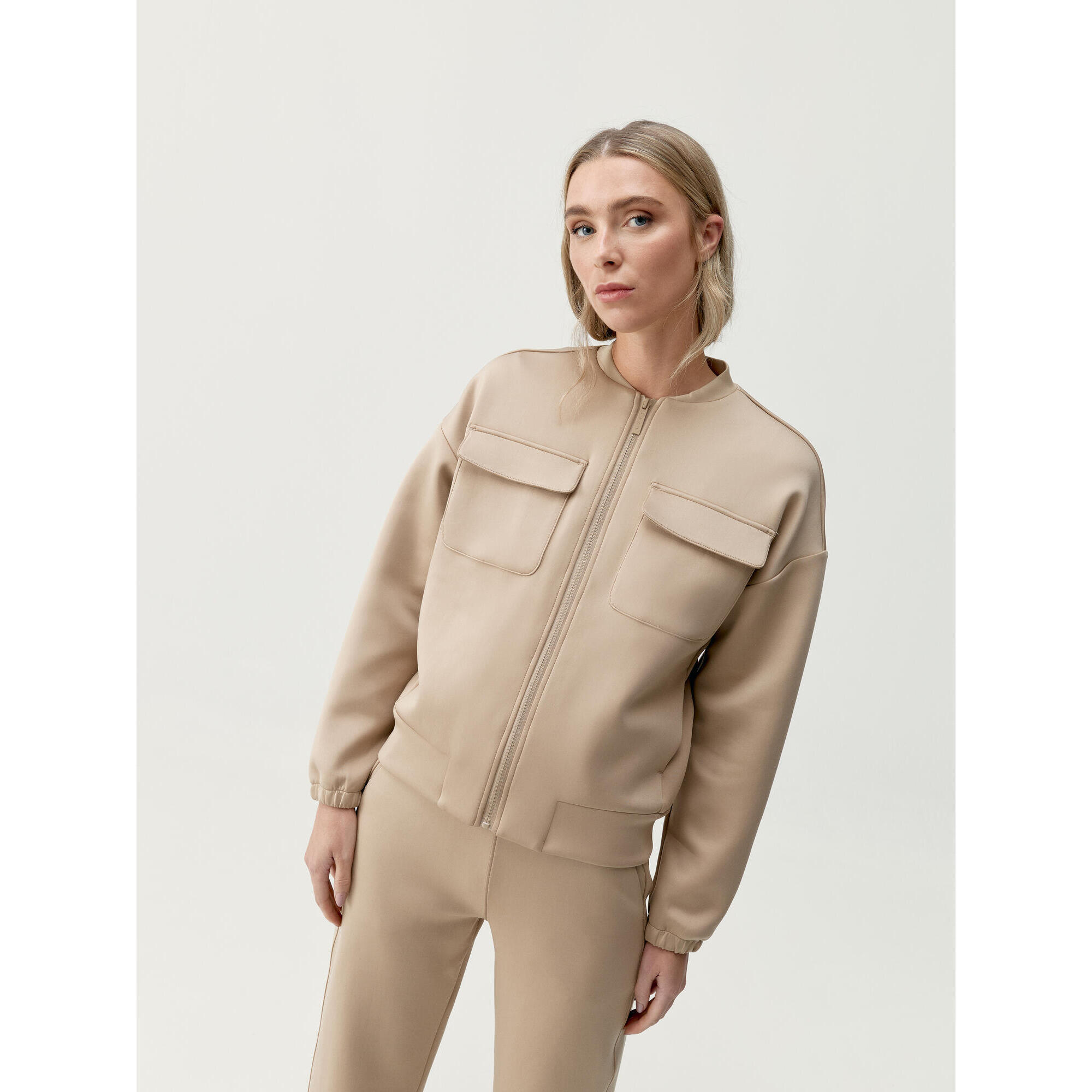 Born Living Yoga - Veste De Sport Pour Femme Graft Born Living Yoga - Veste - Beige - Decathlon