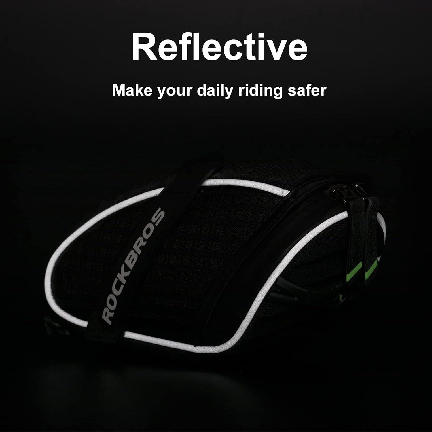 Sacoche de Selle Imperméable et Réfléchissante 3/6