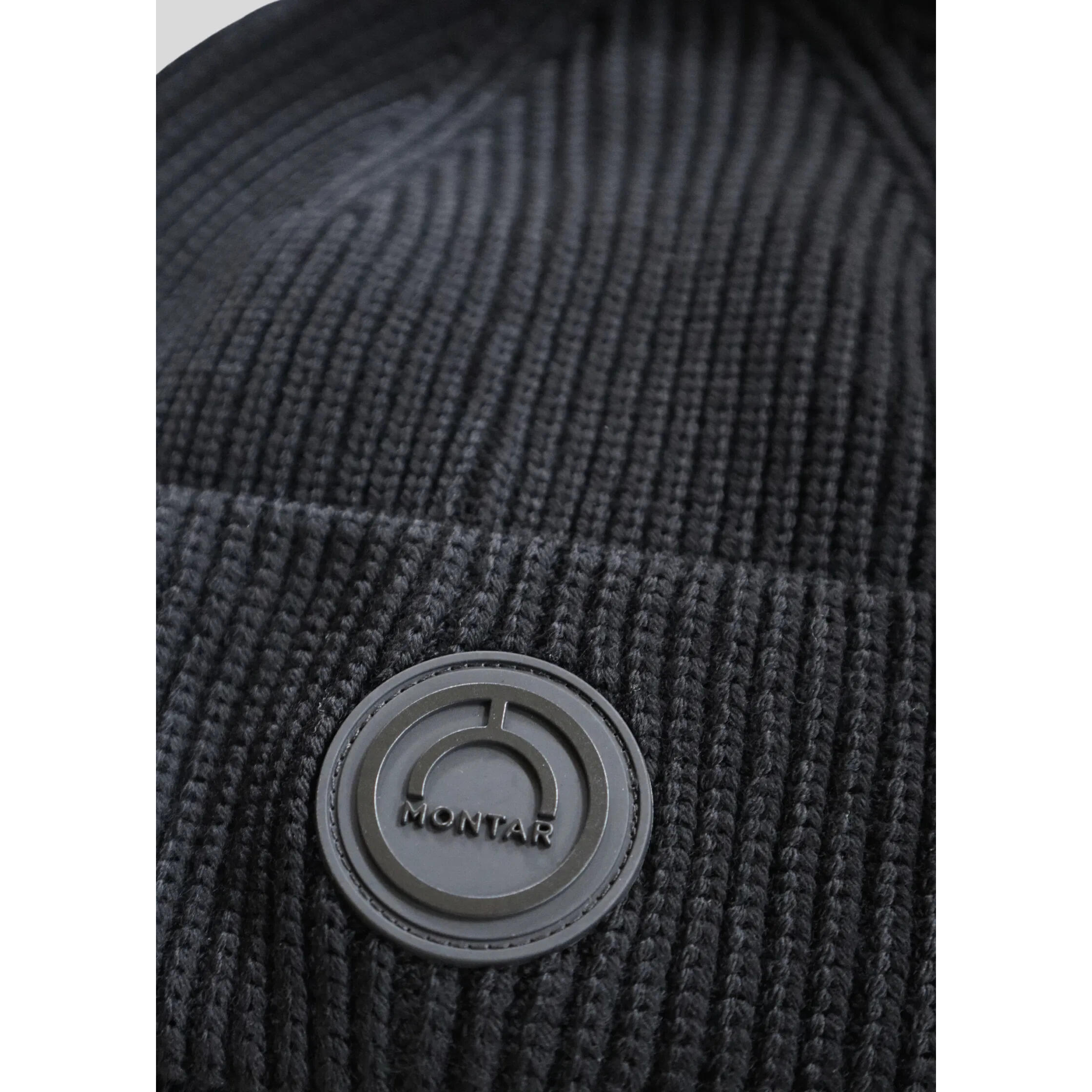 Bonnet en laine tricotée Montar Logo Badge 3/3