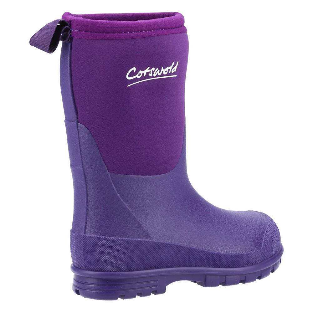 "Hilly" Gummistiefel für , Neopren Kinder Violett 2/5