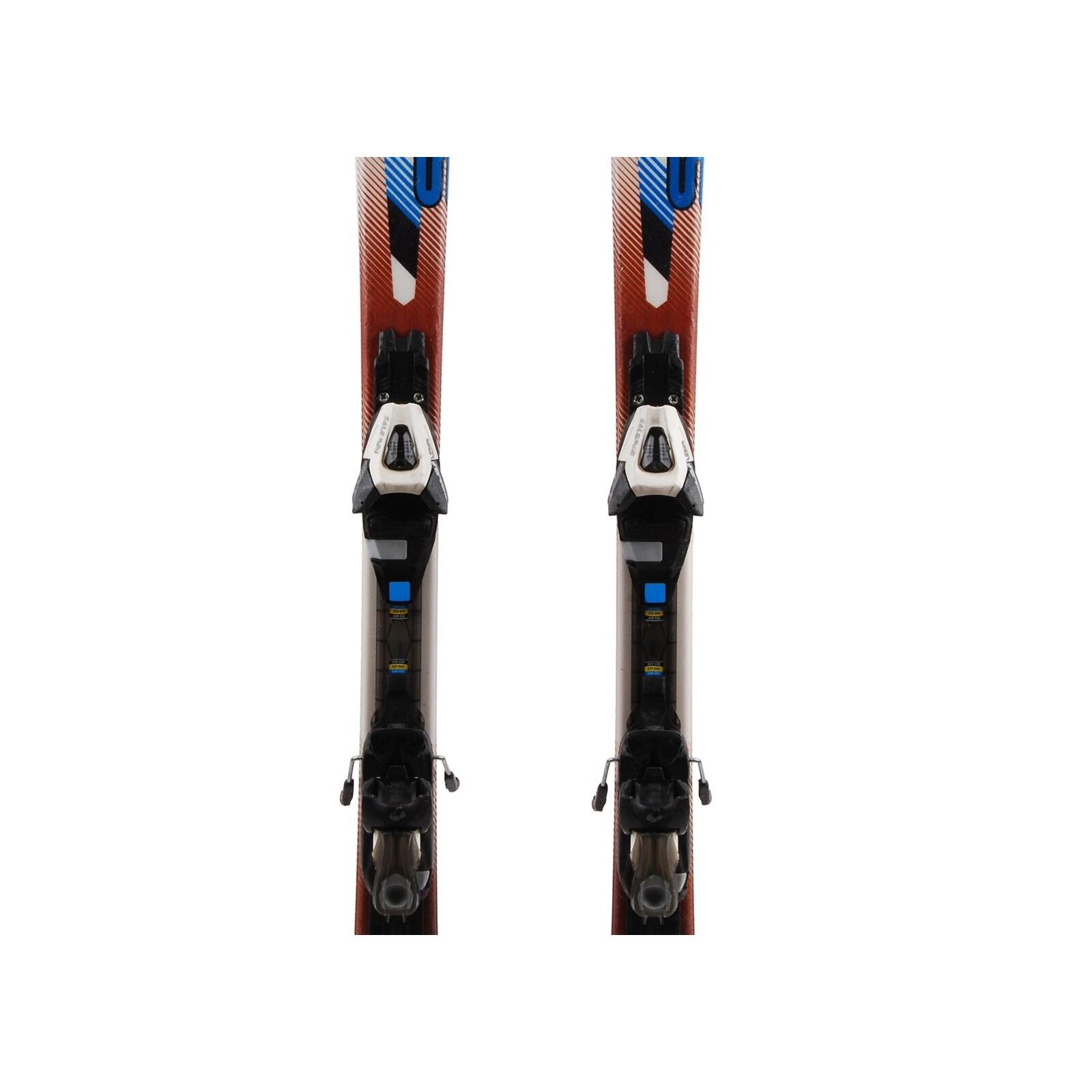 RECONDITIONNE - Ski Junior Salomon Enduro Jr 800 + Fixations - BON 3/4