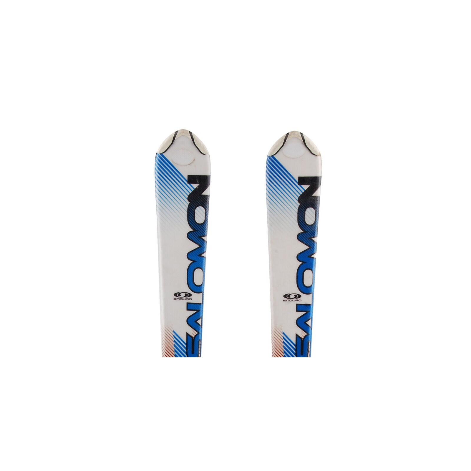 RECONDITIONNE - Ski Junior Salomon Enduro Jr 800 + Fixations - BON 2/4