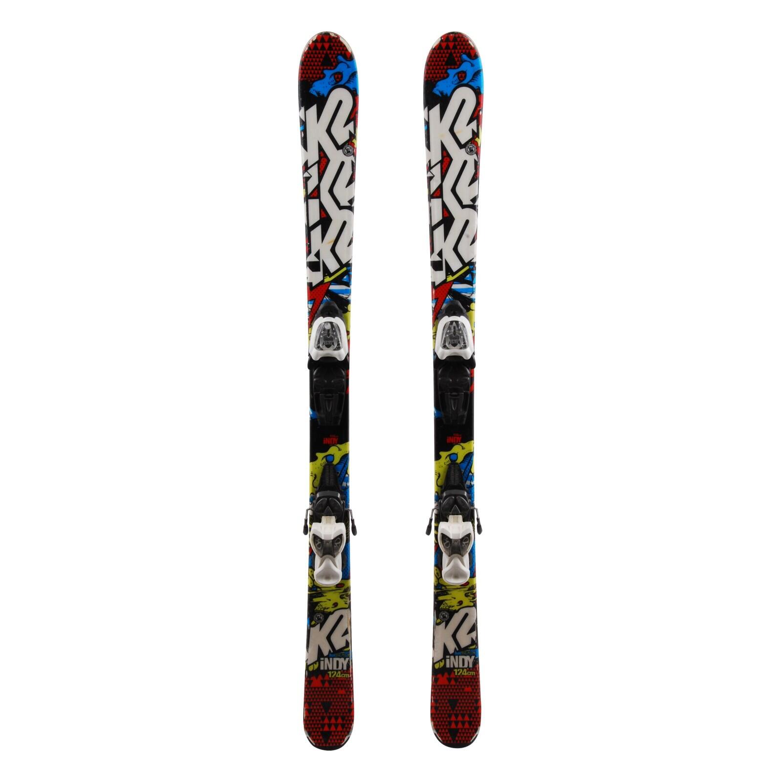K2 RECONDITIONNE - Ski K2 Indy Rocker + Fixations