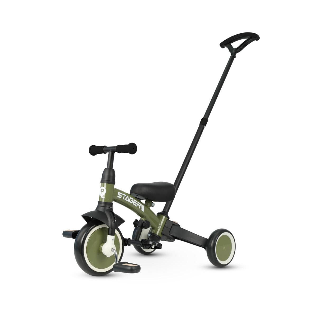Qplay - Tricycle Qplay Stager 3-en-1 Vert - Draisienne - Vert - Taille Unique - Decathlon