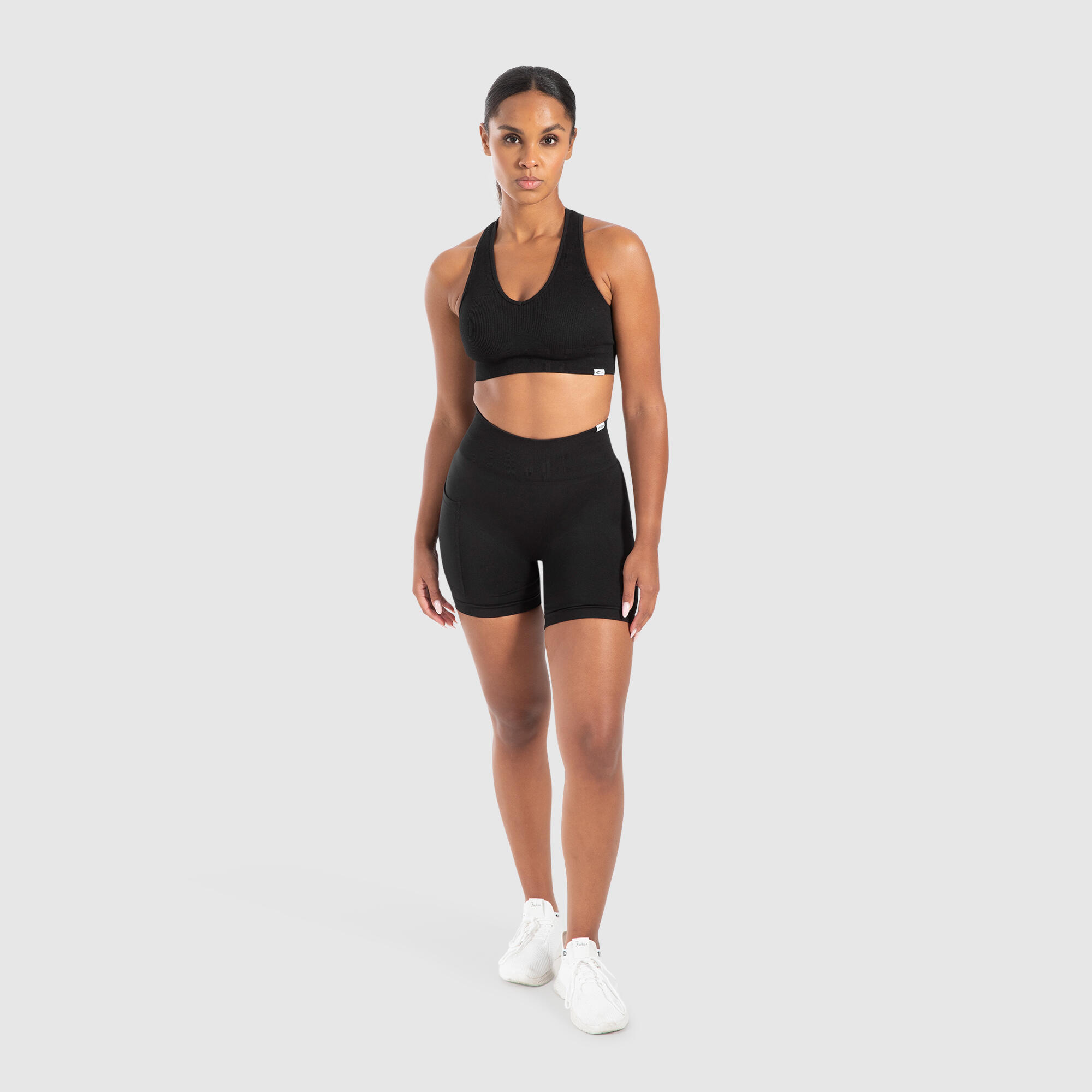 Damen Short Leggings Temmy Schwarz 3/5