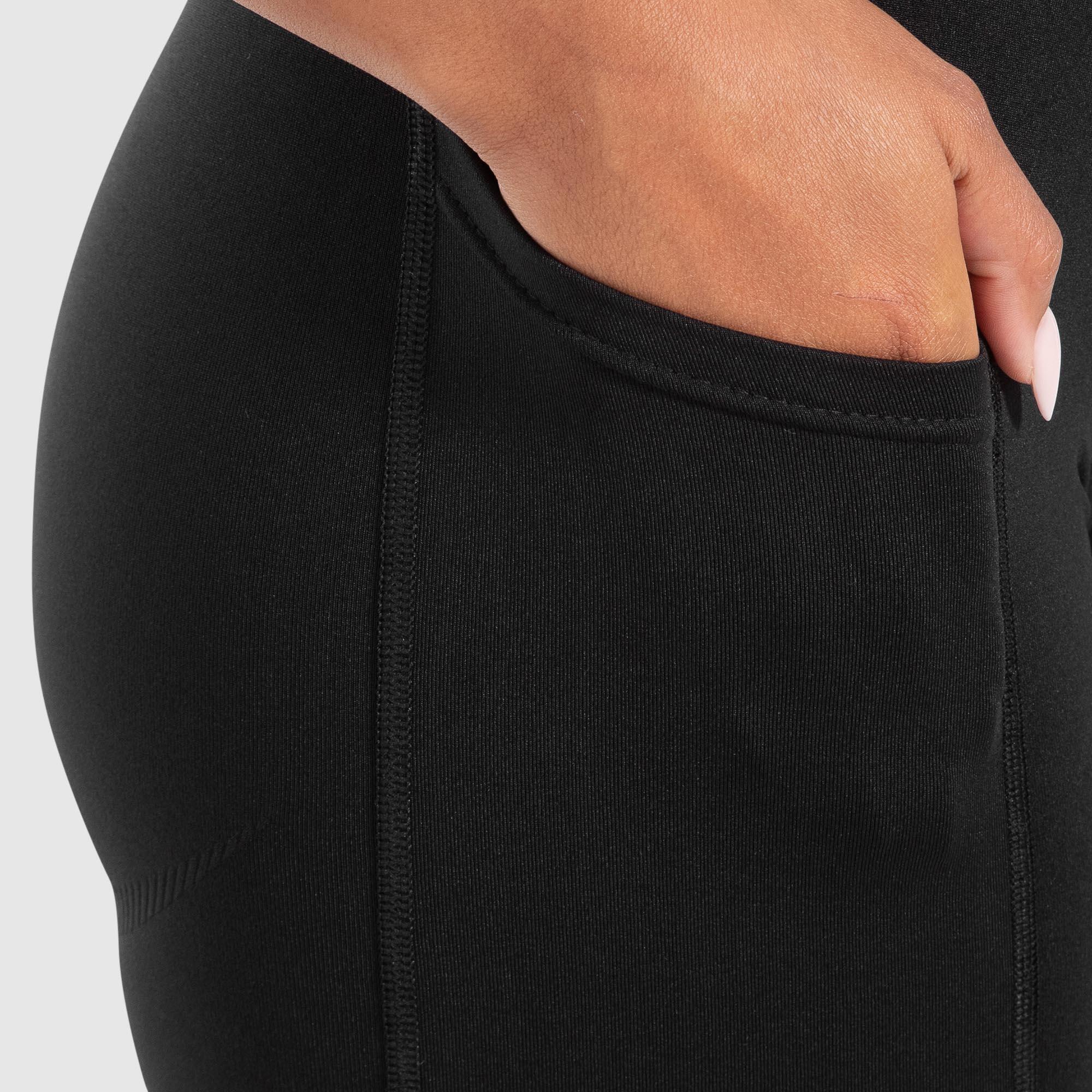 Damen Short Leggings Temmy Schwarz 5/5