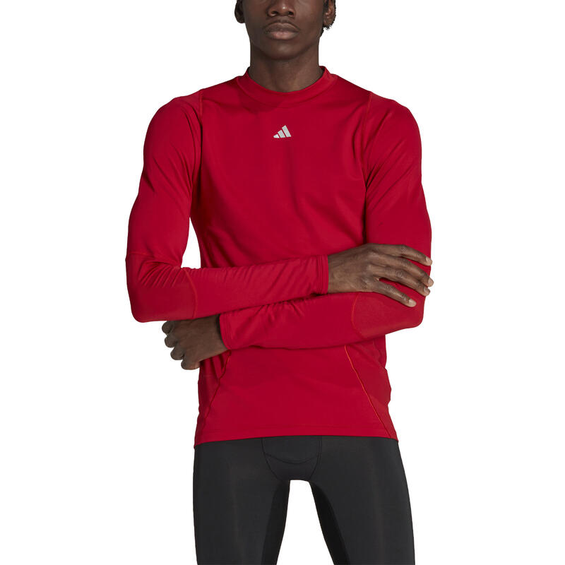 Tricou Fitness ADIDAS Techfit Alb Bărbați
