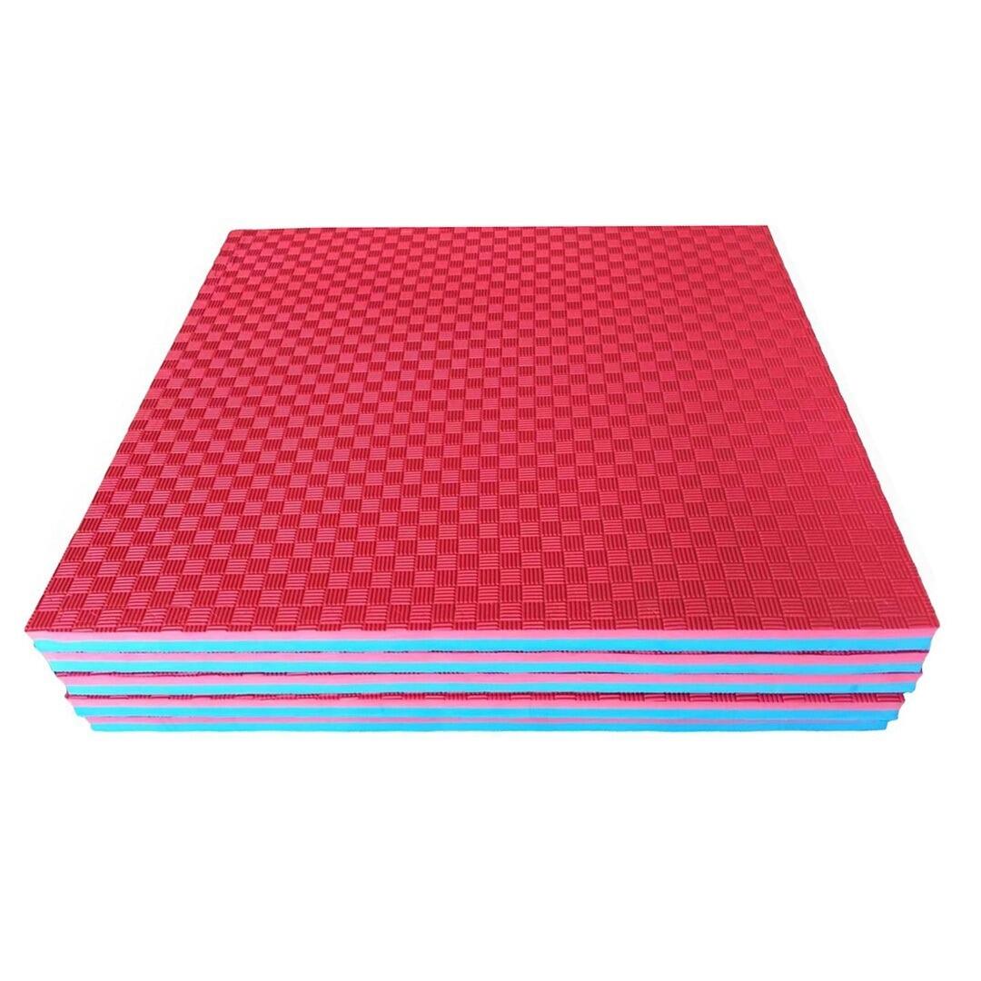 Ivol - Ivol Tapis Puzzle Tatami 104 X 104 Cm Par Dalle - 40 Mm - Lot De 5 Dalles - Dalle - Bleu|rouge - 104 Cm - Decathlon