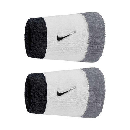 Schweißband, Swoosh (2erPack) Damen und Herren Weiß/Grau/Schwarz