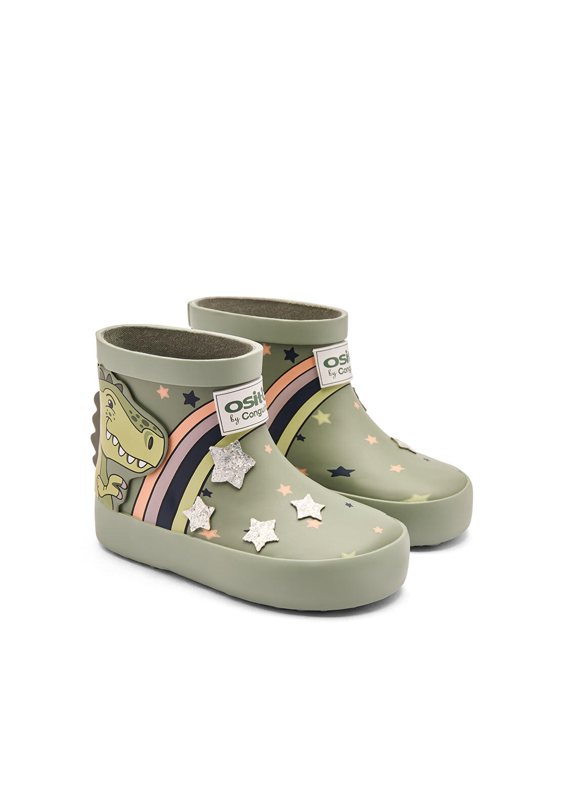 Botas de Lluvia de Bebés Impermeables Con Flexibilidad 2/4