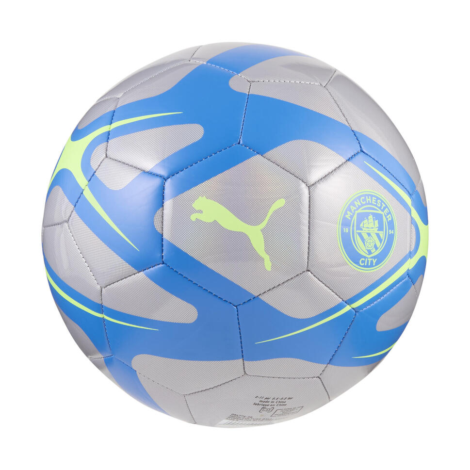 Piłka do piłki nożnej CULTURE Manchester City PUMA Hyperlink Blue Pro Green