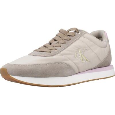 Sneakers Calvin Klein Modell Retro Runner Lace Up Ny Farbe Beige