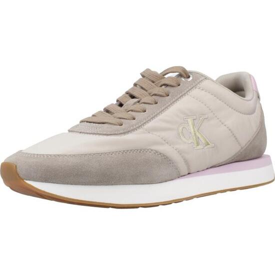 Sneakers Calvin Klein Modell Retro Runner Lace Up Ny Farbe Beige