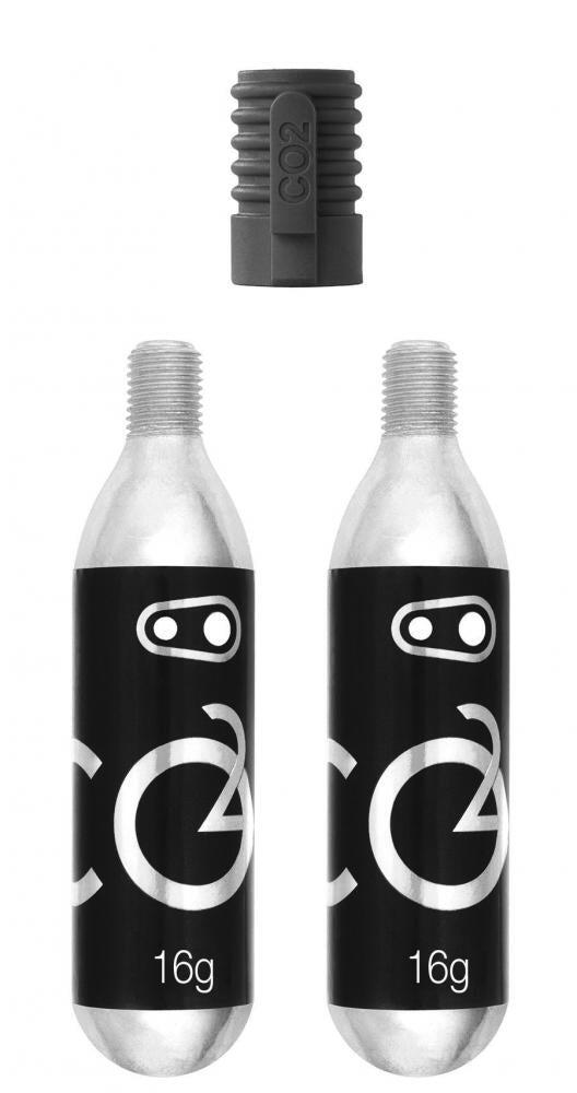 Crankbrothers CO2 Kartuschen 16g mit Gewinde und Aufsatz 2/3
