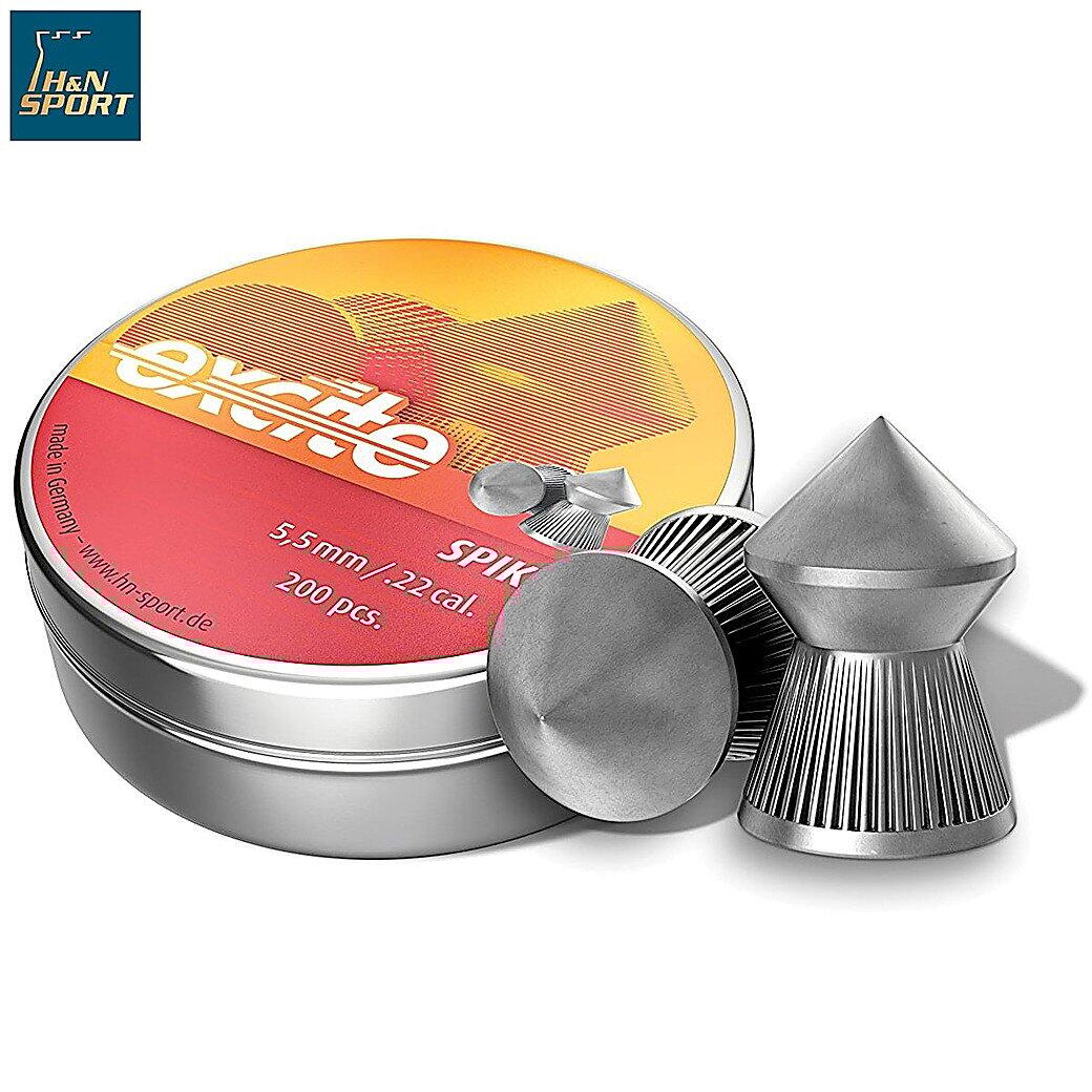 H&n Sport - Munitions H&n Sport Excite Spike 5.50mm (.22) 200pcs - Plomb Air Comprimé - Decathlon