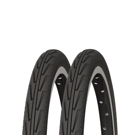 Lot de deux Pneus CITY'J GW 20" noir Tringles rigides Access line