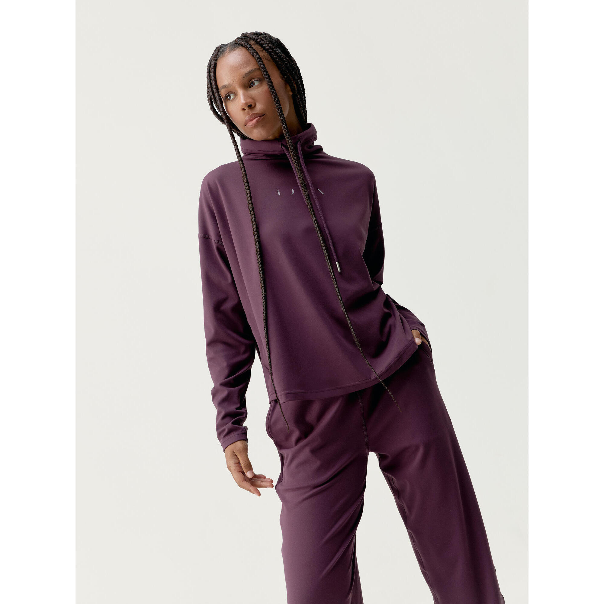 Born Living Yoga - Sweat-shirt De Sport Pour Femme Camille Born Living Yoga - Sweat-shirt - Rouge - Decathlon