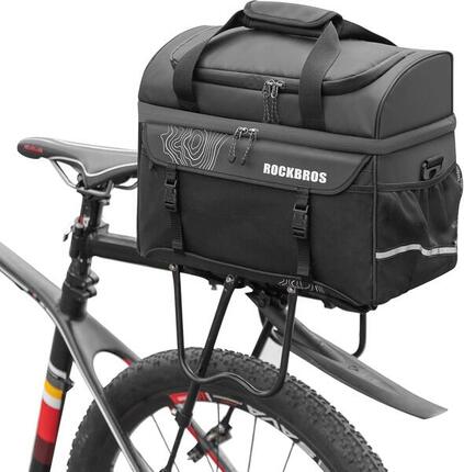 Isolierte Fahrrad-Gepäckträgertasche 11 L