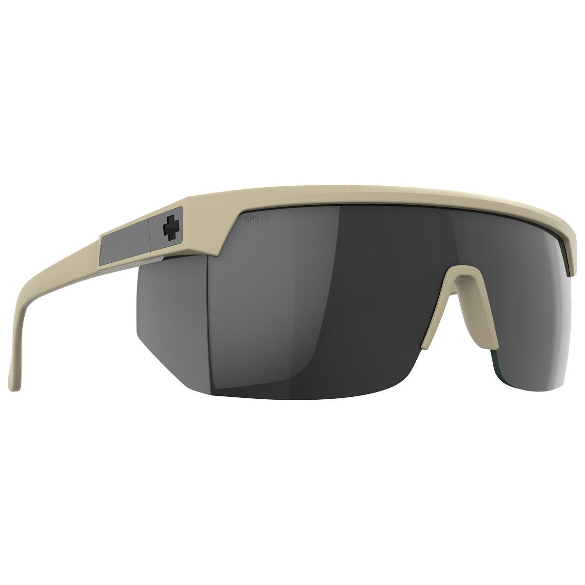 Spy - Super Flynn Ansi Matte Sand - Happy Gray Green Black Mirror - Lunettes De Soleil - Beige - Taille Unique - Decathlon
