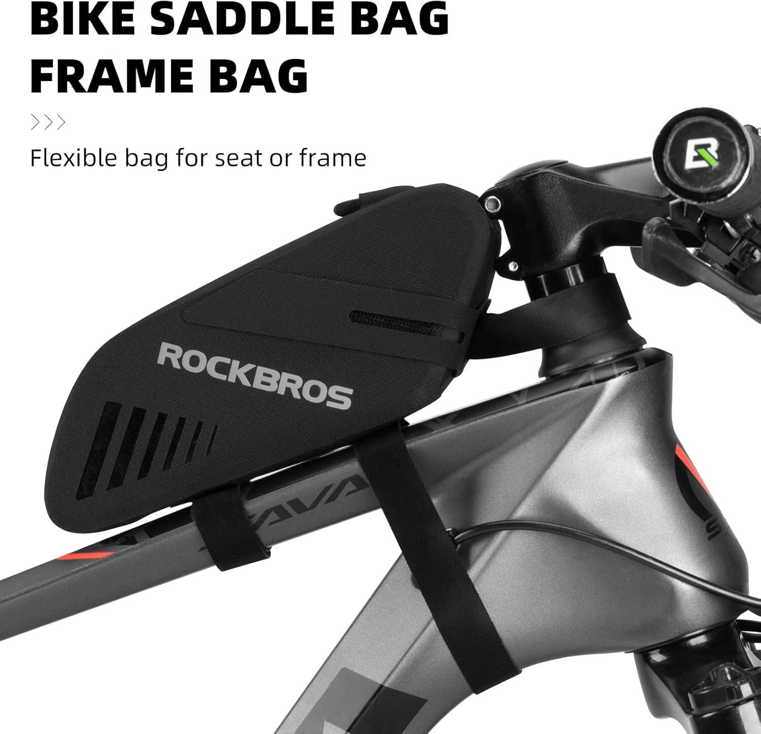 Sacoche de selle de vélo étanche et pliable 2/7