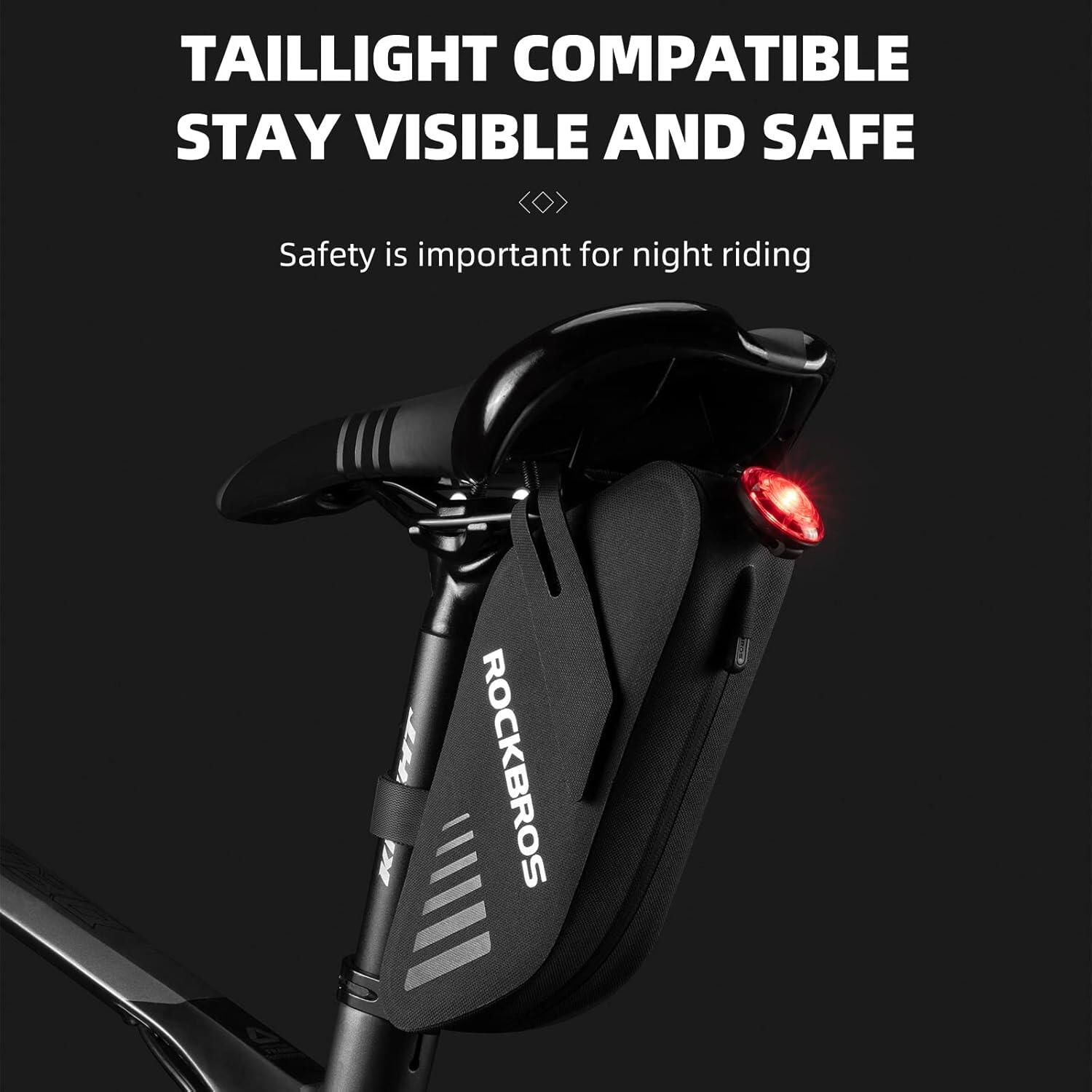 Sacoche de selle de vélo étanche et pliable 5/7