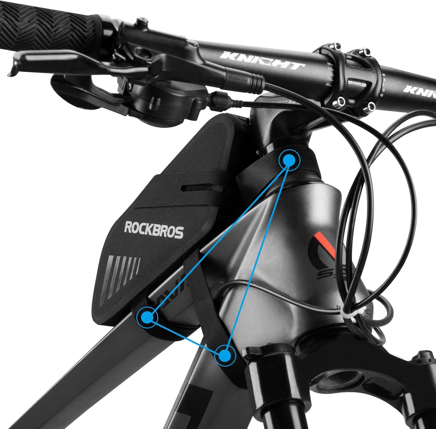 Sacoche de selle de vélo étanche et pliable 7/7