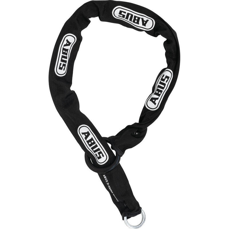 ABUS Chaîne Antivol Moto - Sécurité Renforcée - 12mm - Gainée Tissu - Sans Bloque Disque