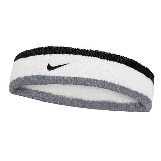 Fascia Per Capelli Swoosh Nike Classic Bianco Grigio