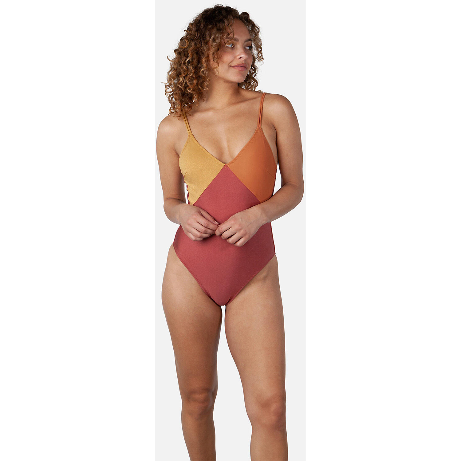 Damen Badeanzug W RIOOS PLUNGE ONE PIECE 2/3