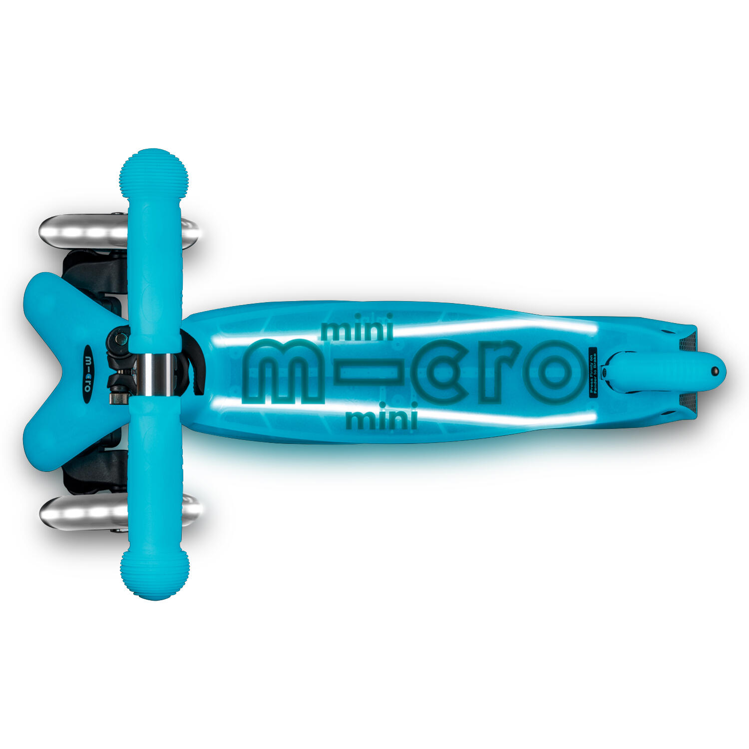 Trottinette enfant Mini  Deluxe Glow Aqua LED 2/7