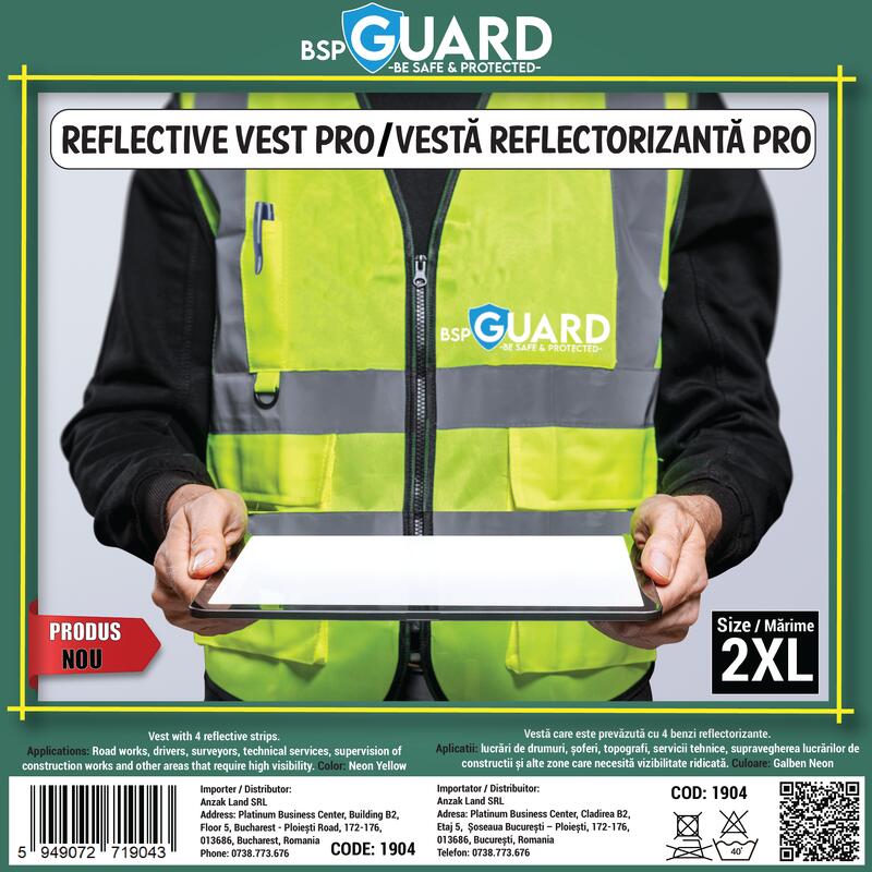 Vesta Reflectorizanta - Model Pro - BSP Guard - 3XL