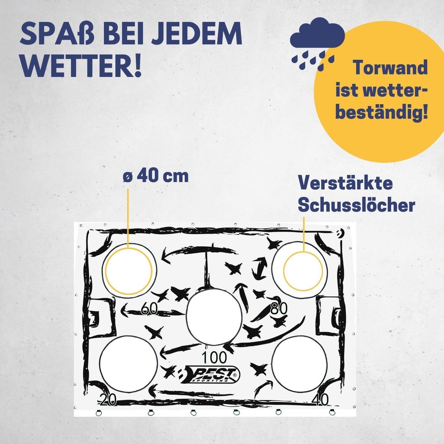 Best Sporting 11079 Fußballtorwand Taktik 193 x 150 cm 3/5