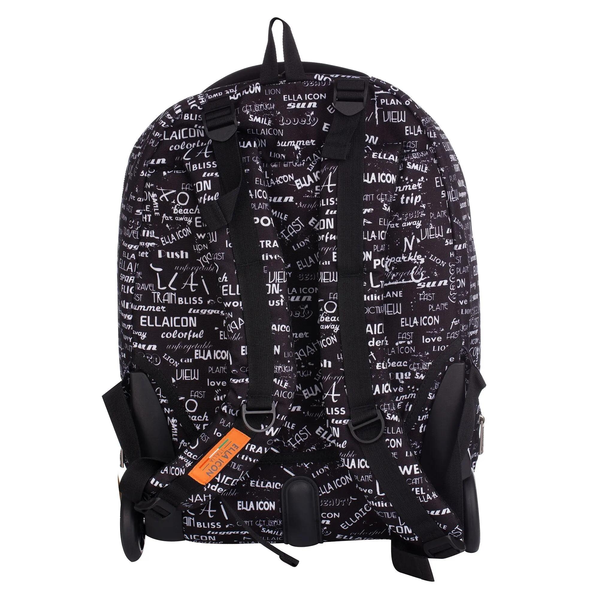 Ella Icon - Rucsac Tip Troler Urban - Negru - 50x35x22 cm 3/11