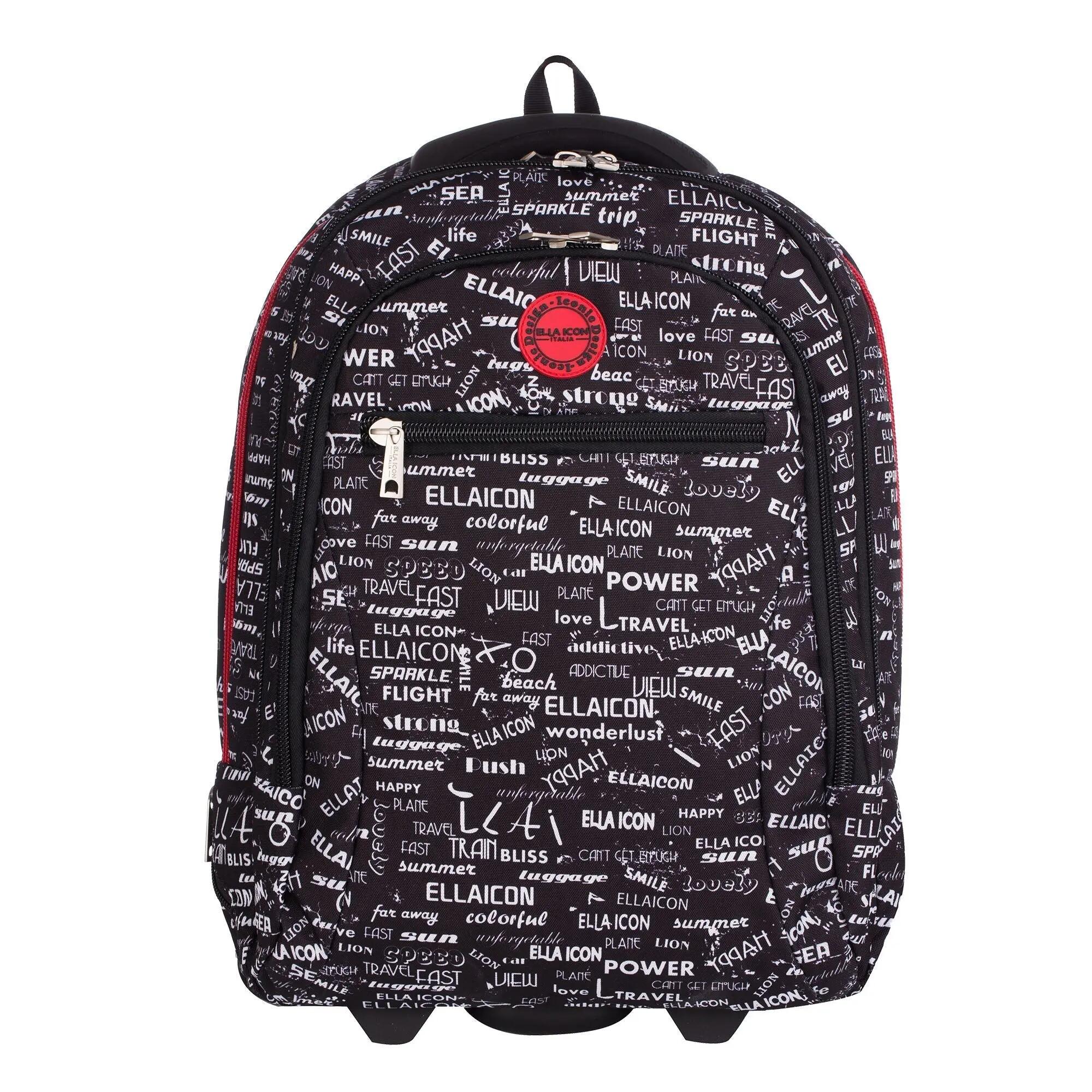 Ella Icon - Rucsac Tip Troler Urban - Negru - 50x35x22 cm 2/11