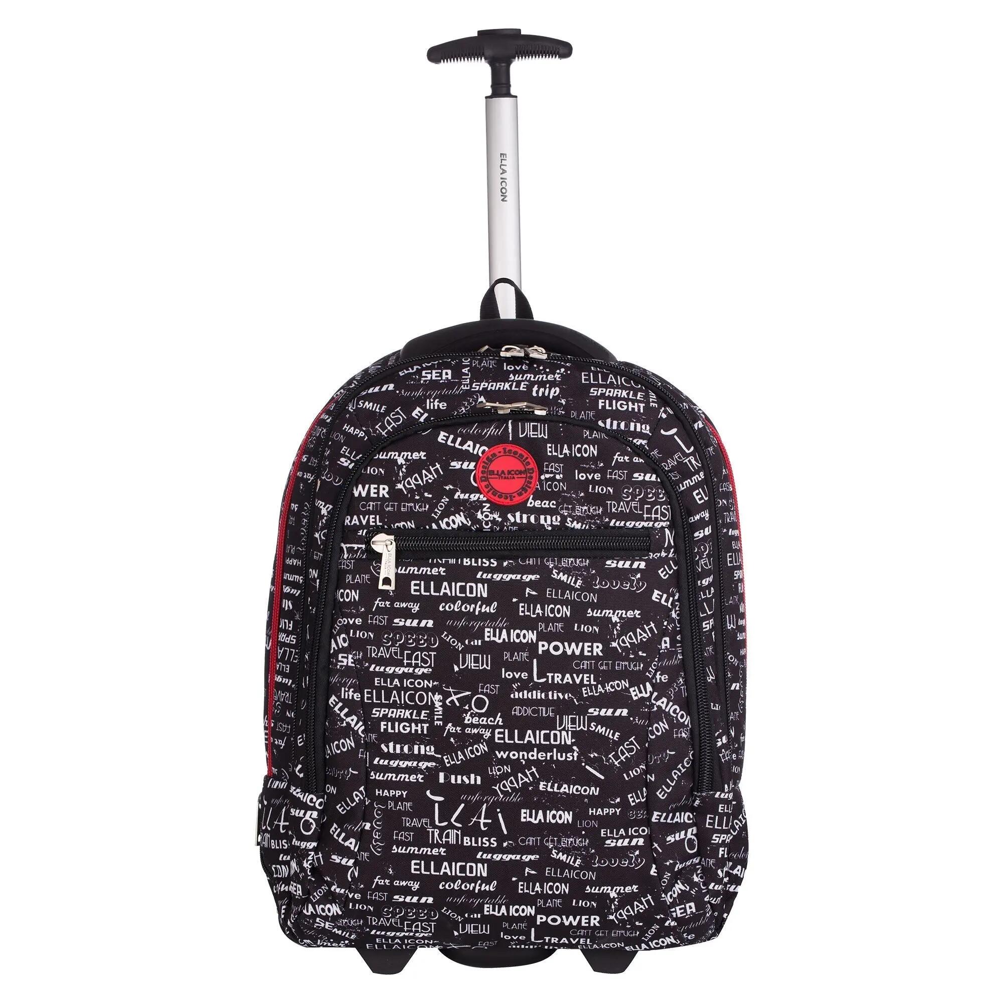Ella Icon - Rucsac Tip Troler Urban - Negru - 50x35x22 cm 5/11