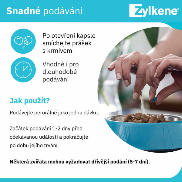 Doplněk stravy Zylkene 450mg pro velké psy 100 kapslí 5/7