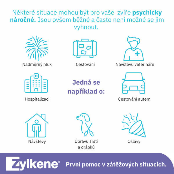 Doplněk stravy Zylkene 450mg pro velké psy 100 kapslí 6/7