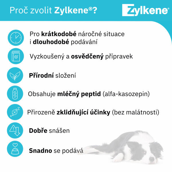 Doplněk stravy Zylkene 450mg pro velké psy 100 kapslí 4/7