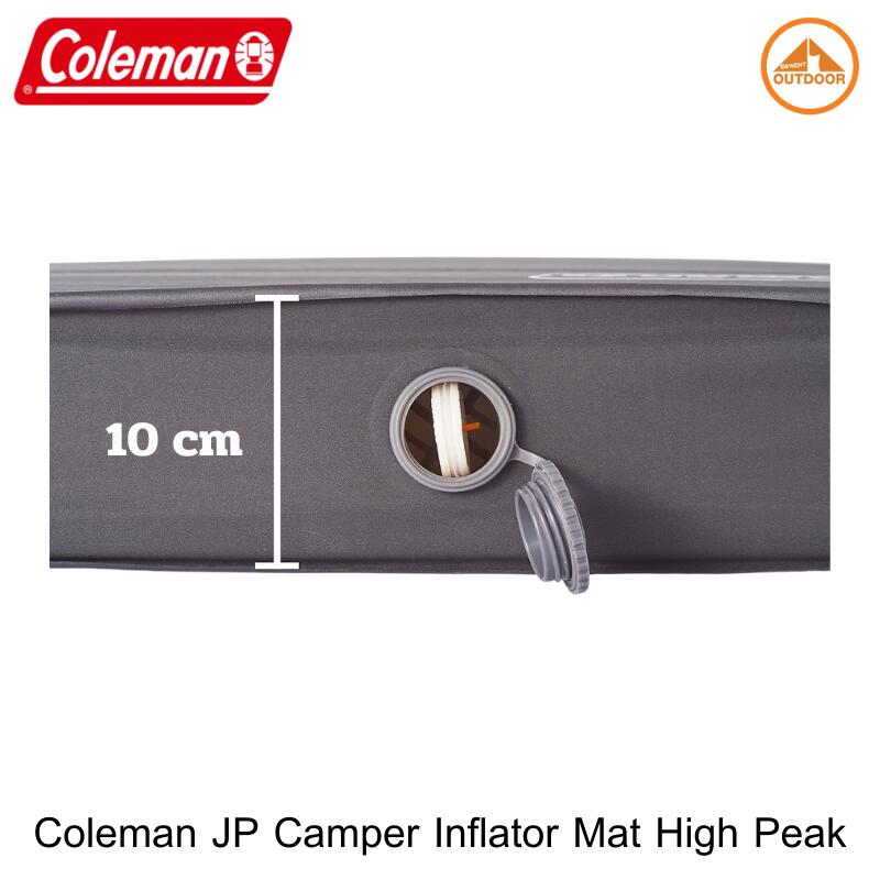 アウトドア寝具 Coleman High Peak Mattress 10cm コンフォートインフレーターマットハイピーク/シングルの通販