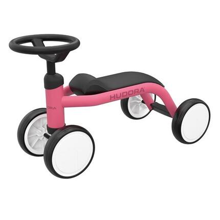 Draisienne Hudora - cadre acier, pneus mousse rosa