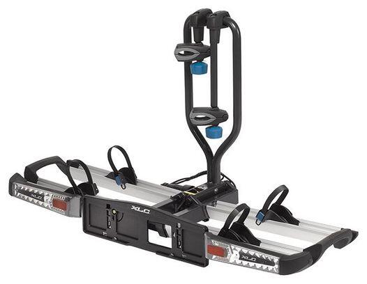 XLC Portabici su gancio di traino XLC VC-C09 Azura Easy Led WT 2 Bikes Black