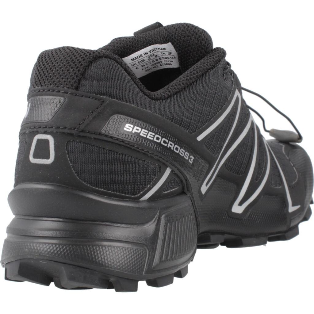 Baskets Salomon Modèle Bajo Speedcross 3 Couleur Noir 3/5
