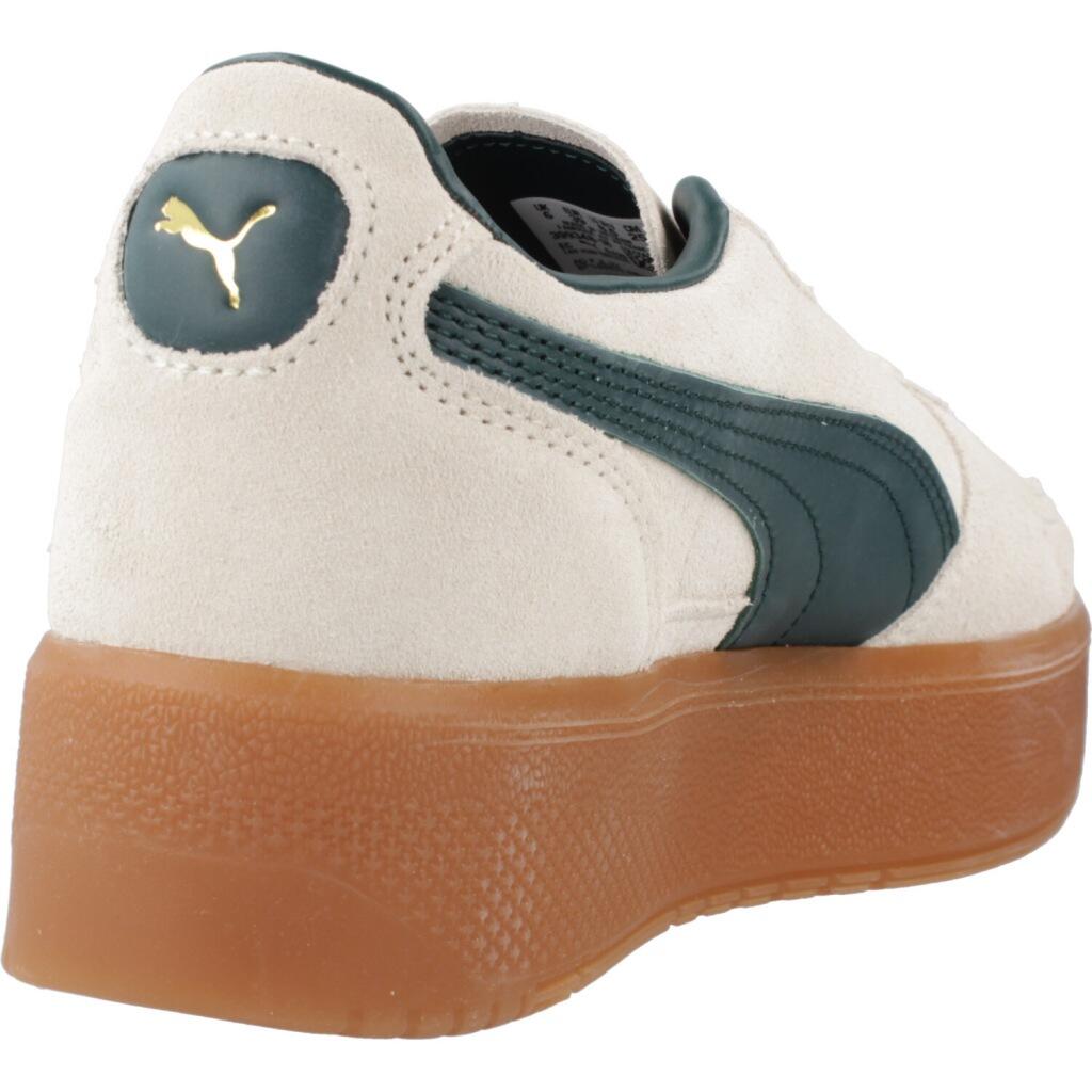Baskets Puma Modèle Palermo Elevata Wns Couleur Beige 3/5