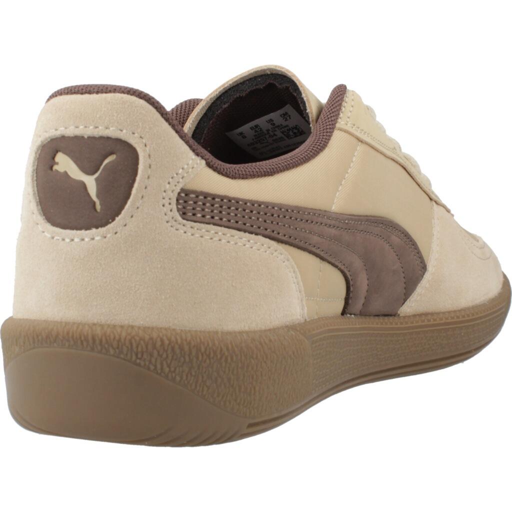 Baskets Puma Modèle Palermo Pop Couleur Beige 3/5