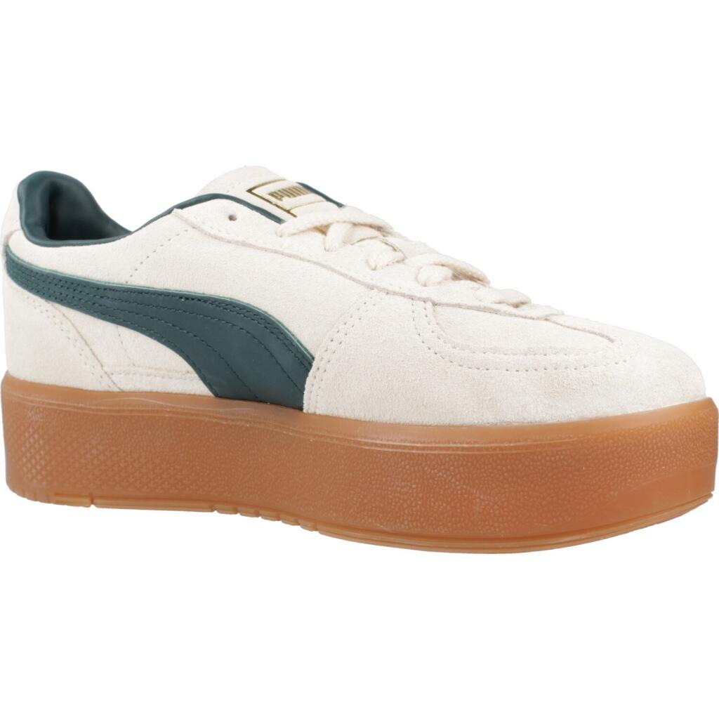 Baskets Puma Modèle Palermo Elevata Wns Couleur Beige 5/5