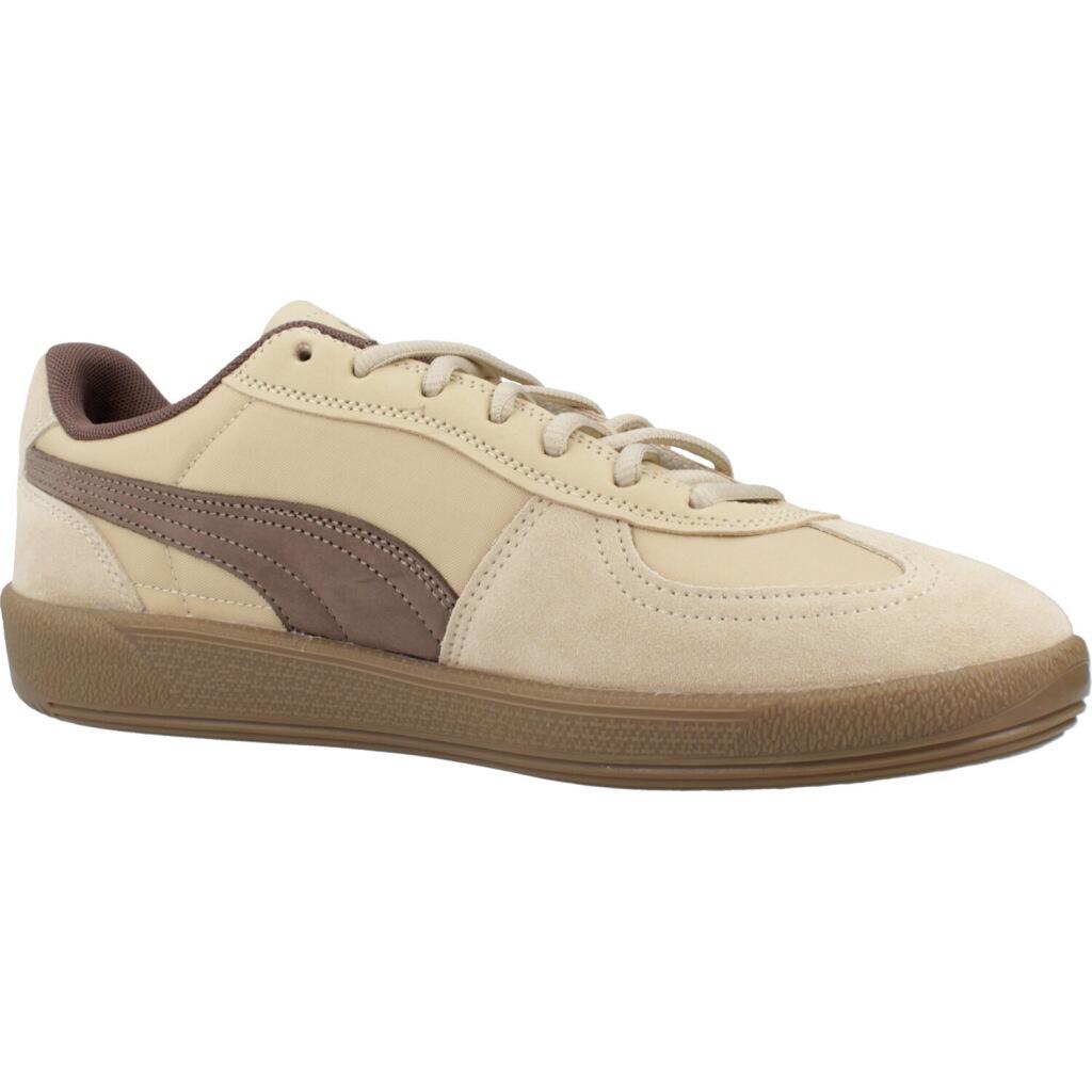 Baskets Puma Modèle Palermo Pop Couleur Beige 5/5