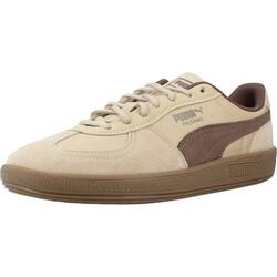 Baskets Puma Modèle Palermo Pop Couleur Beige
